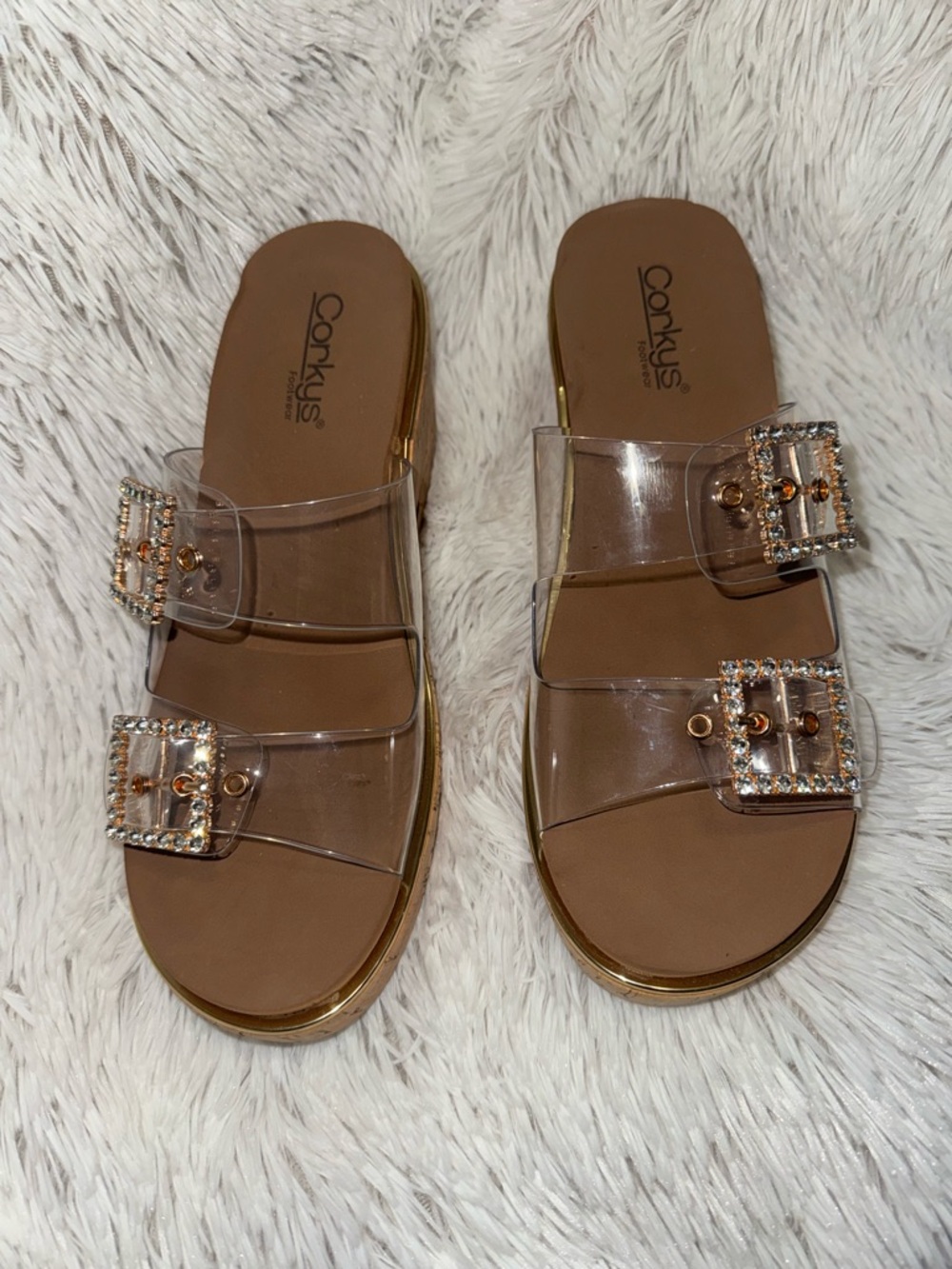 Corky’s Twinsie Wedge - Clear